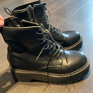 Steve Madden combat boots
